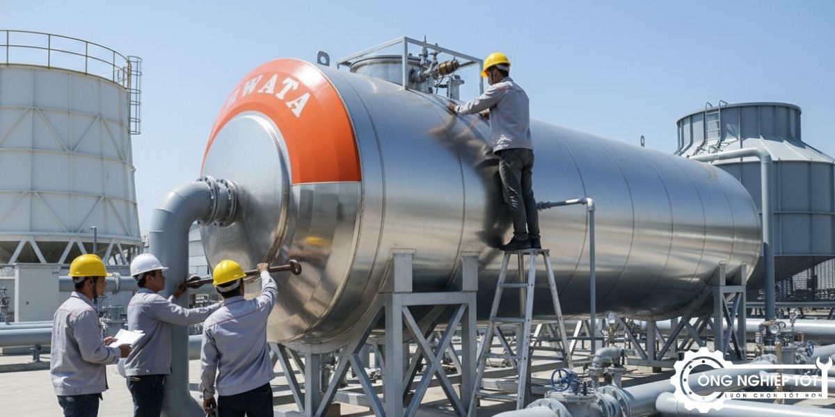 Thi công bồn nước công nghiệp tại HCM